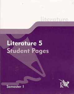 Paperback Literature 5 Student Pages Semester 1 Book