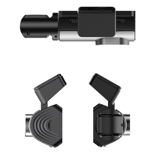 Image of Carhatke Triple Channel 1080P Dash Cam for Car | Front + Cabin + Rear Camera | Full HD Recording | Loop Recording | Night Vision | Wide Angle | G-Sensor | Easy Installation | 1 Year Warranty