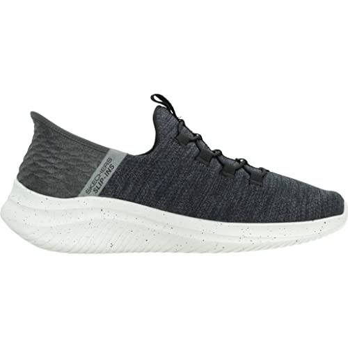 Skechers Skechers Men's Ultra Flex 3.0 Right Away Hands Free Slip-in Sneaker Loafer, Black/Black, 9.5 Wide
