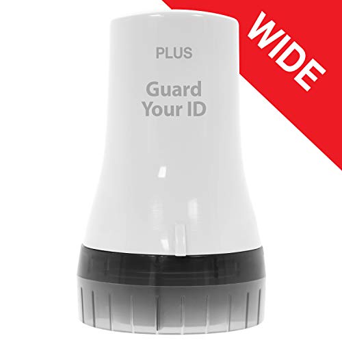 Guard Your ID Advanced Wide Roller Identity Theft Prevention Security Stamp, White, 38491