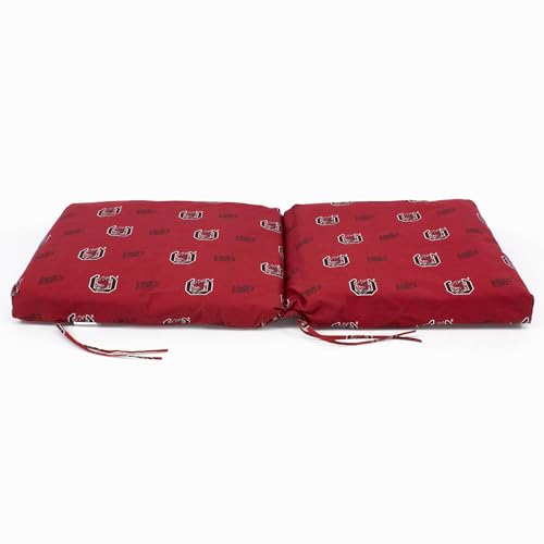 Image of College Covers Everything Comfy South Carolina Gamecocks 2pc Chair Cushion