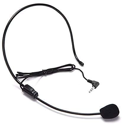 Over Ear 3.5Mm Hands Free Cardioid Wired Audio Boom Condenser Classroom Mic Headset Microphone Mic For Uhf-938 Atg-100T Tour Guide System Voice Amplifier Conference Pc Laptop Tablet #TOP1