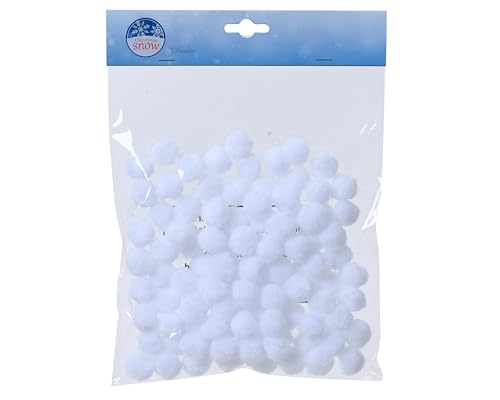 Künstliche Schneebälle 2cm - 1 Beutel mit ca. 80 Stück - zum...