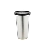 SIGNORA WARE Jumbo Stainless Steel Tumbler | Leak-Proof Lid | Crack Resistant | Suitable For Hot And Cold Drinks | Sporting Events | Outdoor Activities | Children'S Drink ( 500 Ml | Black )