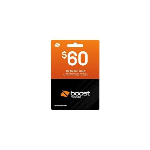 LOVPAINBoost Mobile $60 Reboost Refill Card (Mail Delivery) Cover