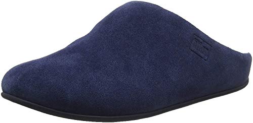 Fitflop Women's Chrissie Shearling Slipper Mule Clog, Midnight Navy, 10 M Us #TOP5