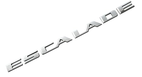 Image of 1Pc Escalade Rear Liftgate Emblem 3D Badge Letter Nameplate Replacement for 2021-2025 Escalade 84787581 86543262 (Chrome)