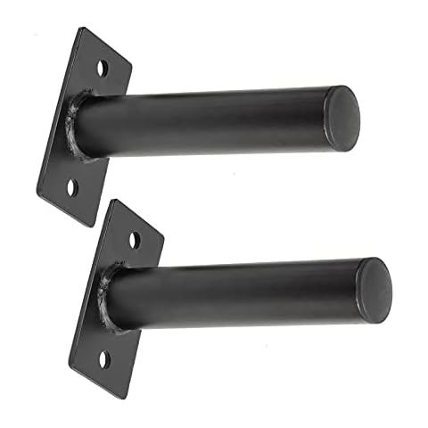 Clothink Weight Plate Holder Wall Mounted Fits 2” Olympic Weight Plate Storage, 1 Pairs Cover