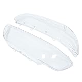 NewYall Pair of Left and Right Clear Headlight Lens Cover Shell for BMW E39 Facelift 1996-2003