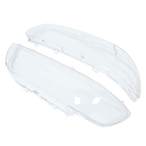 NewYall Pair of Left and Right Clear Headlight Lens Cover Shell for BMW E39 Facelift 1996-2003