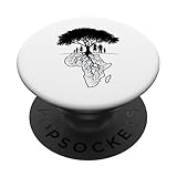 mese della storia nera radici africane famiglia afro africa nera popsockets popgrip adesivo