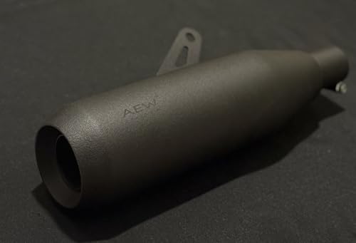 Image of AEW EDGE STAINLESS STEEL BLACK EXHAUST FOR BEAR 650