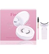 FindLove 2PCS Waterproof Magnetic Lashes with Applicator Short Magnetic Eyelashes Kit Natural Loo...