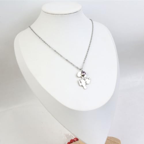 BFF Necklace for 5 6 Stainless Steel Friendship Puzzle Sister Necklace3
