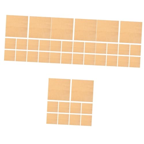 HOMSFOU 5sets Handmade Pottery Paper Mats Clay Paper Mats Pottery and Art 10sheets*5