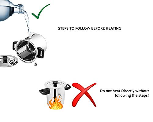 Image of BLeaf Stainless Steel - Milk Boiler /Chocolate Melter (2 litres)