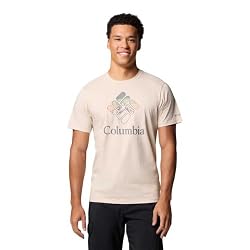 Columbia Hombre Camiseta, M Rapid Ridge Graphic