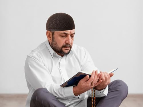 Chapeau Kufi anti-transpiration et bonnet de prière en maille extensible