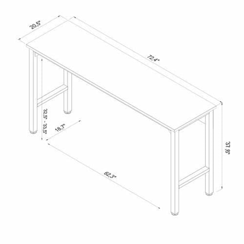 Image of Manhattan Comfort Fortress Garage Work Table, Black /Grey