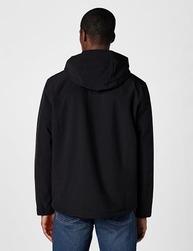 Image of Calvin Klein Men's Winter Coats - Sherpa-lined Hooded Soft Shell Jacket