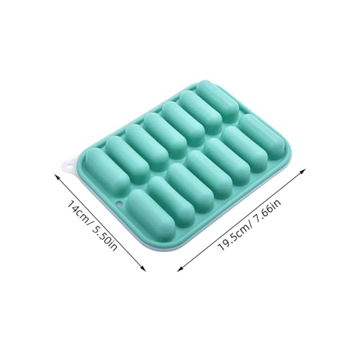 Bandeja de silicona para cubos de hielo con tapa miniatura 6