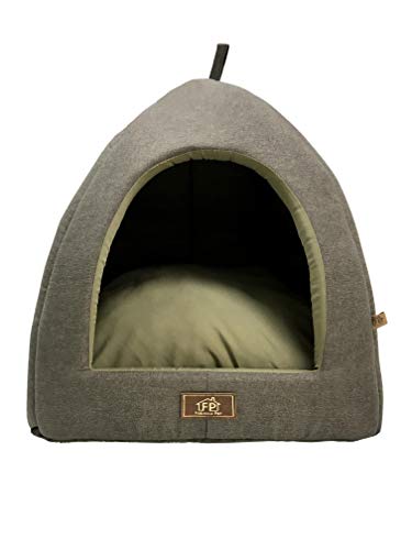 Fábrica Pet Top Premium Cabana para Cães e Gatos, Bege, Único