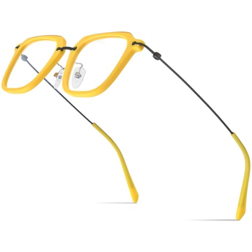 Image of FONEX Acetate Titanium Glasses Frame Men 2024 New Square Eyeglasses Spectacles Eyewear F85843