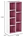 Furinno LUDER Book Shelf, 7-Cube Bookshelf, Bookcase, 9.4