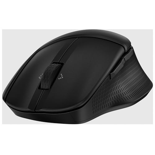 HP 480 Souris Confort, Connexion Bluetooth 5.3, Capteur Optique de 4000 DPI, 6 Boutons programmables, Roue Inclinable, Autonomie de la Batterie jusqu'à 10 Mois, Windows 10, 11 et macOS, Noir