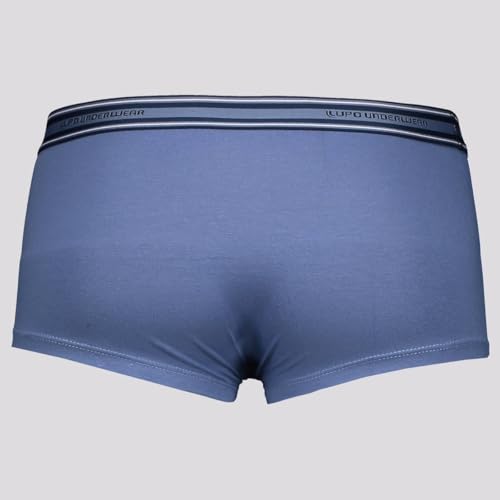 Cueca Sunga Lupo Basic Algodão com Elastano Azul