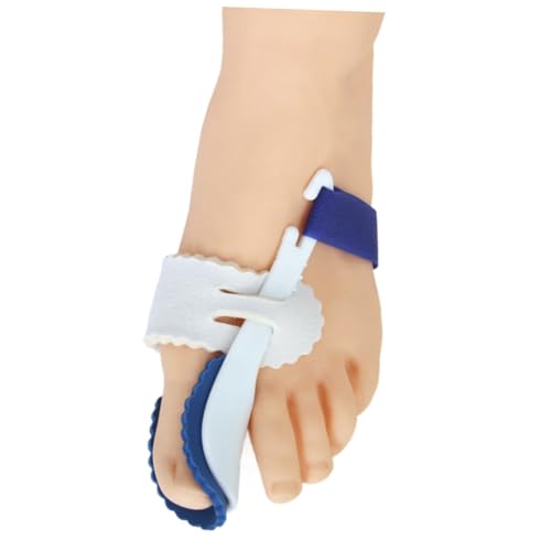 VALICLUD Hallux Splint for Big Bunion Relief Night Splint with Point Foot Care for Comfortable Sleep White Blue