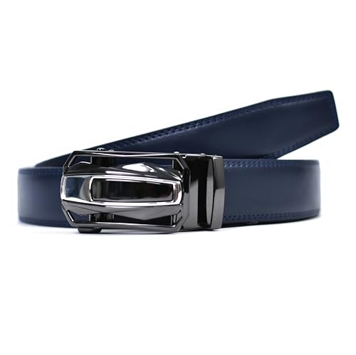 Image of WildHorn Men's Genuine Leather Belt for Men| Premium Auto-Lock Buckle | Adjustable up to 48 inch | Formal & Casual Wear | Micro-Adjust Fit | Stylish Gift Box Included