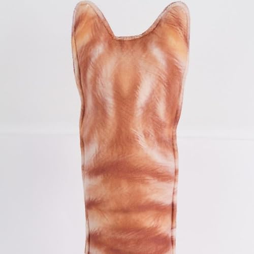 Esterilla térmica portátil con forma de gato de felpa para dolores de espalda 7