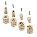 New 4 Pack 4MM Widen Brass Coupler Wheelbase Counterweights RC Car Replacement Accessories for AXIAL SCX24 90081