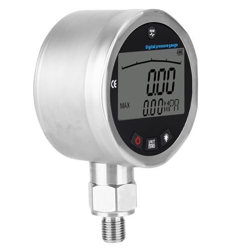 Digitaler hydraulischer Edelstahl-Messgerät mit LCD-Anzeige 400BAR 0-40Mpa 10000PSI mit G1 / 4-Anschluss