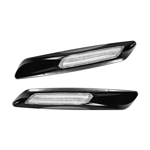 Clignotant latéral LED BMW E87 E90 E60 X1 répétiteur transparent noir - 2