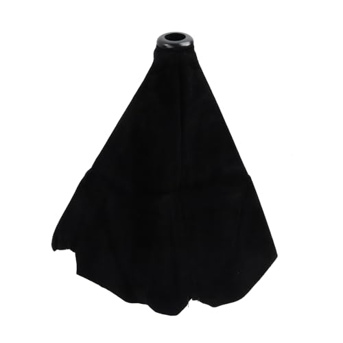 Modengzhe 1 PCS Car Shift Knob Cover,Universal Shift Lever Dust Cover Boot for Car Handle,Black Suede Gear Shift Knob Cover Protection Suitable for MT Cars,Black Line