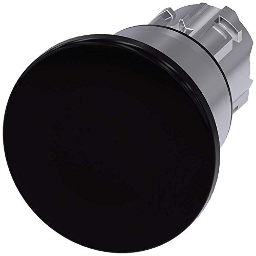 Bouton champignon 40 mm Siemens étanche IP69K pour panneau 22 mm