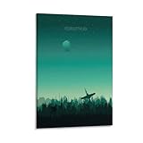 スターウォーズ風のポスターとプリント日没の風景ポスター1 オフィス ベッドルーム ダイニングルーム装飾 キャンバス ウォールアート ポスター 印刷 アートパネル16x24inch(40x60cm)