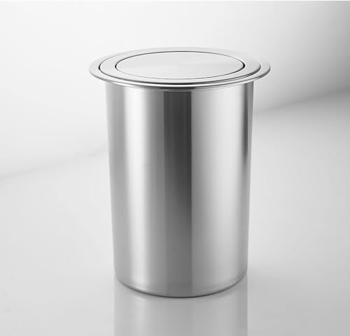 Caneca De Basura Empotrable De Acero Inoxidable