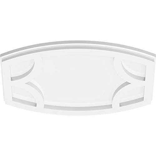 Image of Ekena Millwork CMP14X9KY Kailey Architectural Grade PVC Contemporary Urethane Ceiling Medallions 14 inchW x 9 3 /8 inchH x 7 1 /2 inchC x 1 inchP