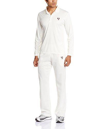 SG Club Full Sleeves Cricket Combo (White)