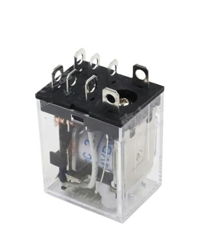 Relé intermedio JQX-13F 220V con capacidad 10A y contactos de doble conmutación