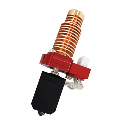 HzdaDeve Upgrade 2.0 Version 0.4MM Ceramic Hotend Kit for Adventurer 5M/5M Pro Hot End Kit Extruder Printer Head Quick-Detachable Hardened Nozzle Heating Rod Heat Sink for Flashforge 3D Printer