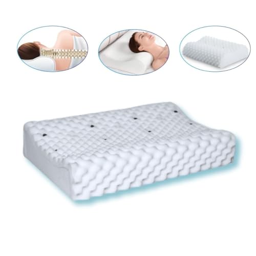 Kit 4 Travesseiro Cervical Magnético com Infravermelho Longo Ortopédico Alivia Dor Coluna, Suppremo