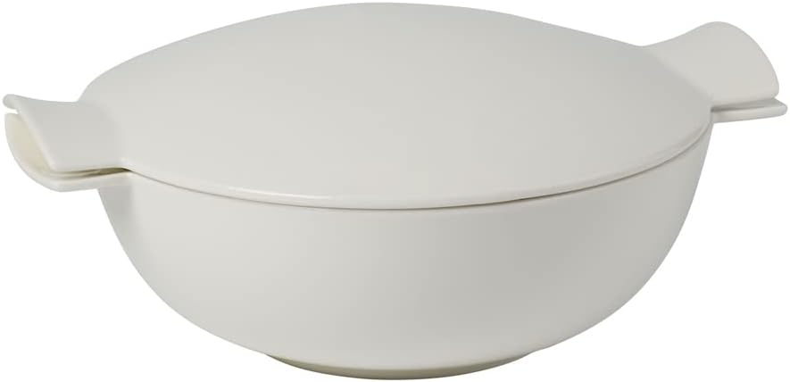 Villeroy & Boch Soup Passion Tureen with Lid, 84.5 Ounces, Premium Porcelain, Made in Germany, 12.5 x 10.25 x 4.5 in