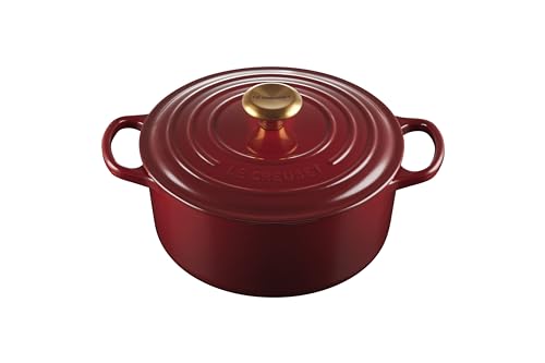 Image of Le Creuset Enameled Cast Iron Signature Round Dutch Oven, 4.5 qt., Garnet
