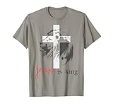 Jesus is King T Shirt,Men Jesus is King Tee Shirts