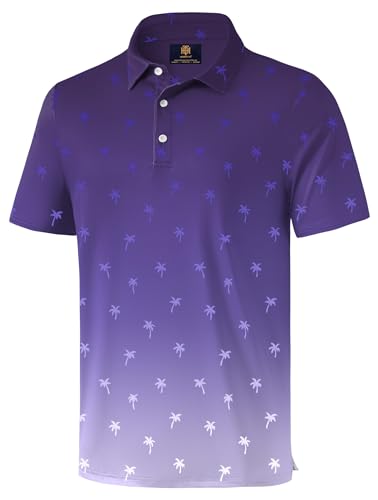 Camisetas polo para hombre Herberton, secado rápido, transpirables, para golf y actividades deportivas (tallas S-XXL) miniatura 1