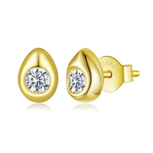 Moissanite boucles d'oreilles goutte argent sterling 925 diamant laboratoire